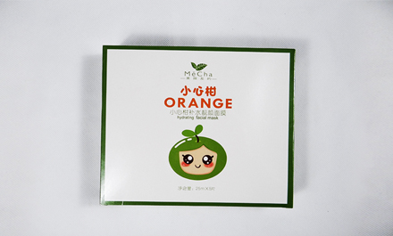 小心柑補(bǔ)水靚顏面膜加工